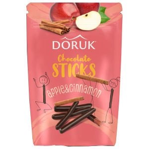 Şerit Bitter Çikolata Kaplı Elma&Tarçın 80 GR