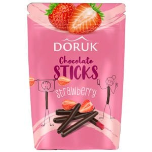 Şerit Bitter Çikolata Kaplı Çilek 80 GR