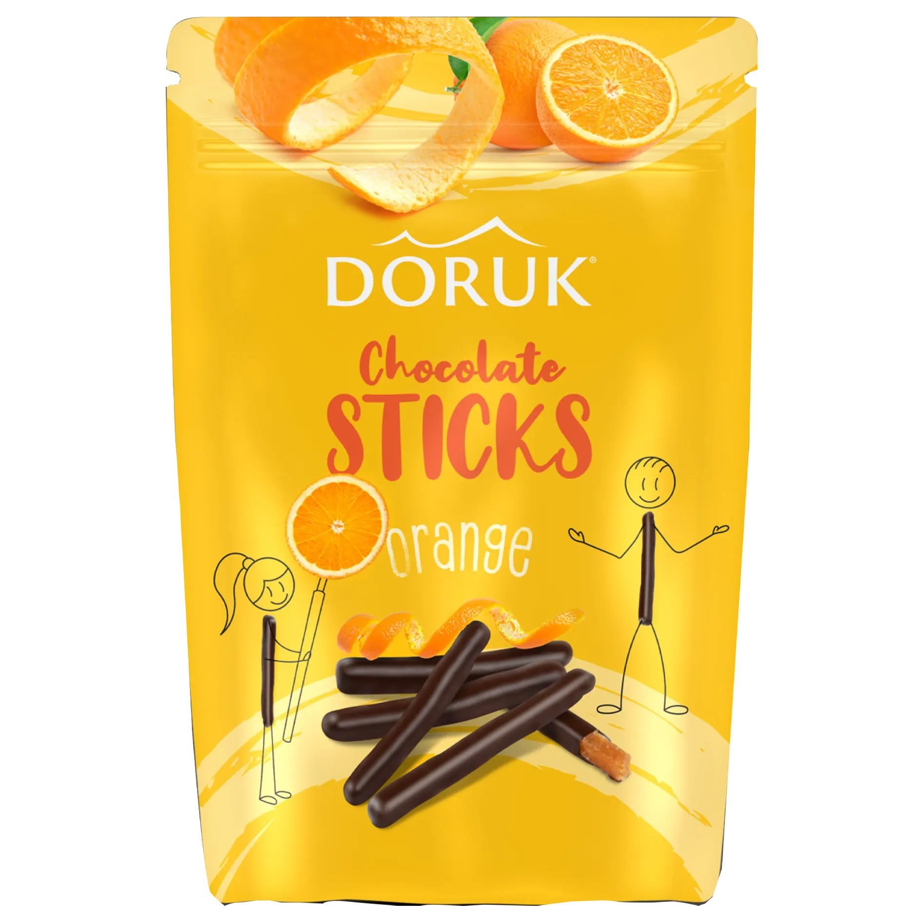 Şerit Bitter Çikolata Kaplı Portakal 80 GR