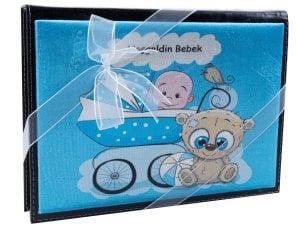 Hoşgeldin Bebek Kutu ve Çikolata (Mavi)