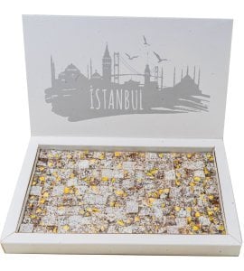 Antep Fıstıklı Hind. Cevizli Duble Lokum 1 Kg
