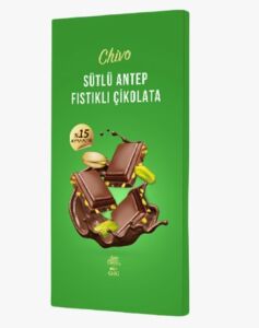 Doruk Antep Fıstıklı Tablet Çikolata 80 GR