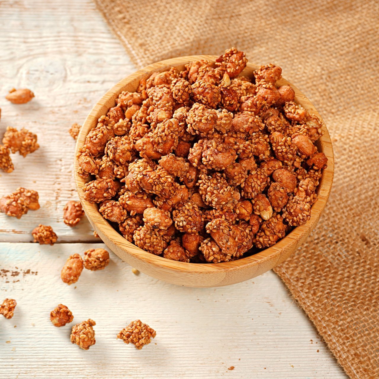Susamlı Fıstık 500 Gr