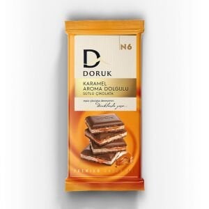 Karamel Dolgulu Sütlü Çikolata 90GR